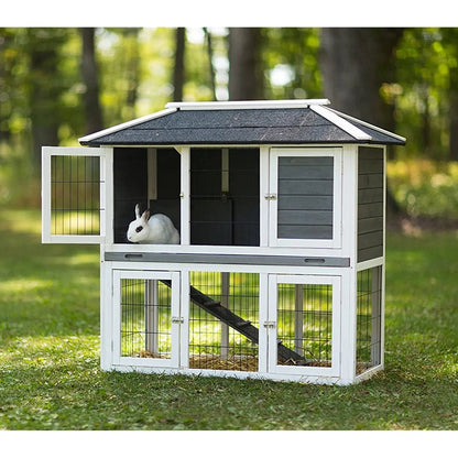 Rabbit Duplex Hutch available at Adorable Pet Supply.