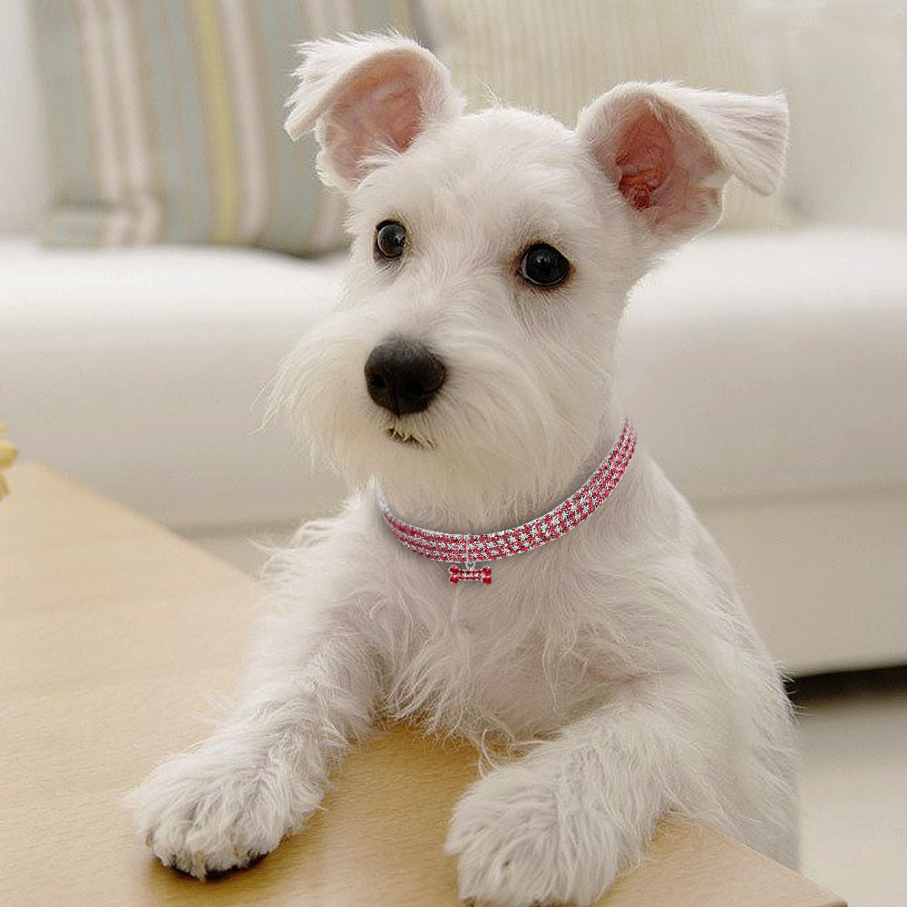 Bling Rhinestone Pet Collar can be purchase at Adorable Pet Supply. 