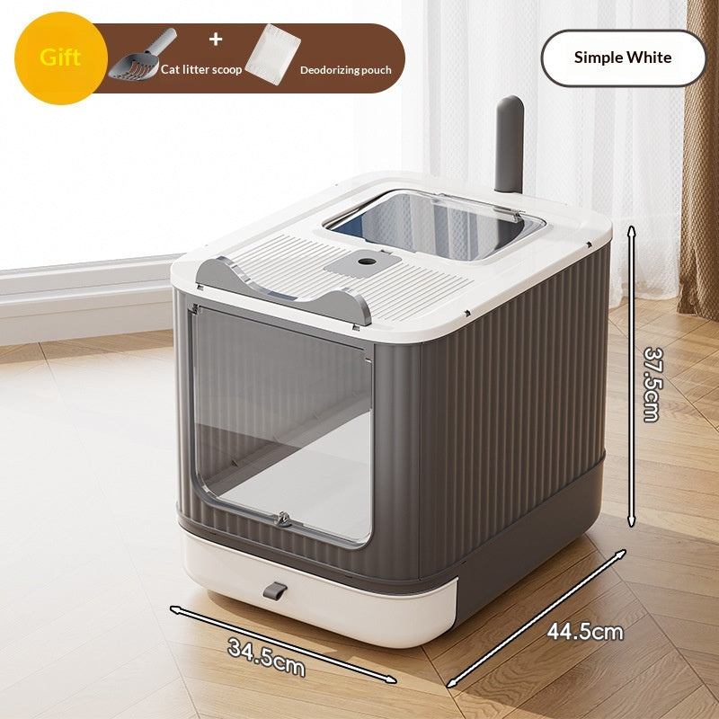 Enclosed Cat Litter Box