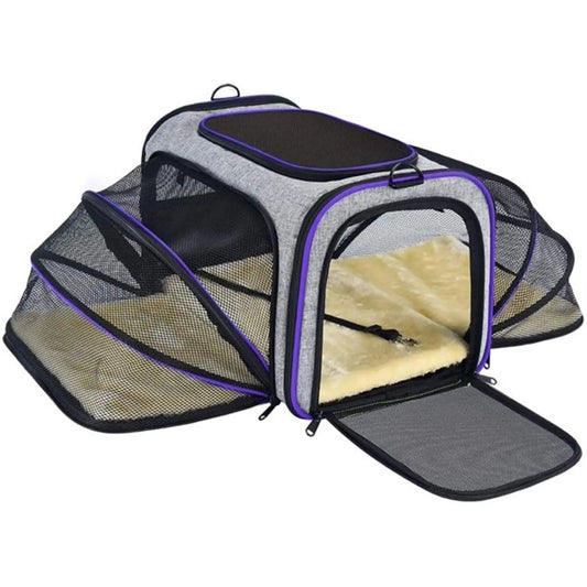 Pet Travel Expandable Carrier can be purchase at Adorable Pet Supply.