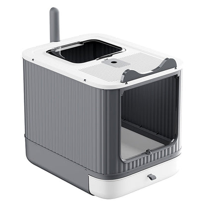 Enclosed Cat Litter Box
