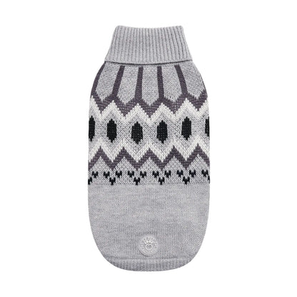 GT PET Heritage Grey Dog Sweater  availability at Adorable Pet Supply.