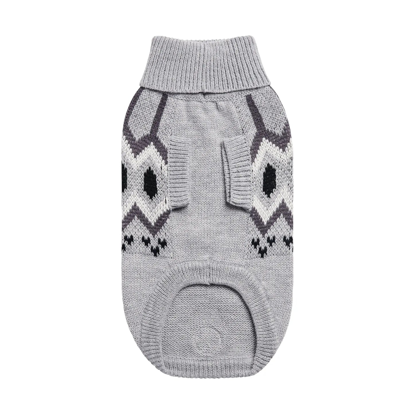 GT PET Heritage Grey Dog Sweater  availability at Adorable Pet Supply.