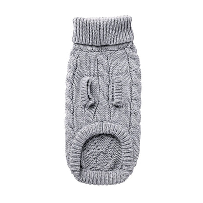 GF Pet Chalet Dog Grey Sweater available at Adorable Pet Supply