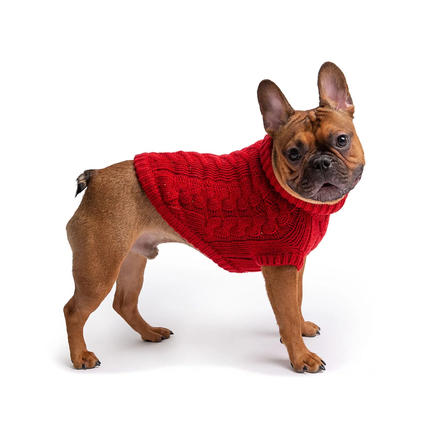 Chalet Dog Sweater - Red - Adorable Pet Supply