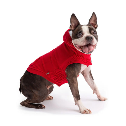 Elasto-Fit Urban Red Hoodie available at Adorable Pet Supply.