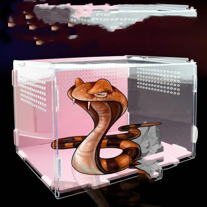 Reptile Feeding Thermal Transparent Box available at Adorable Pet Supply.